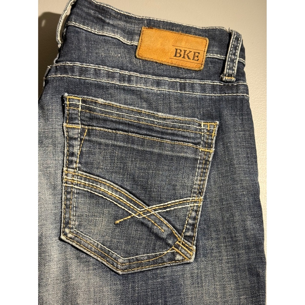 BKE Jake Straight Leg Jeans Mens 32R Medium Wash Denim AVP16047